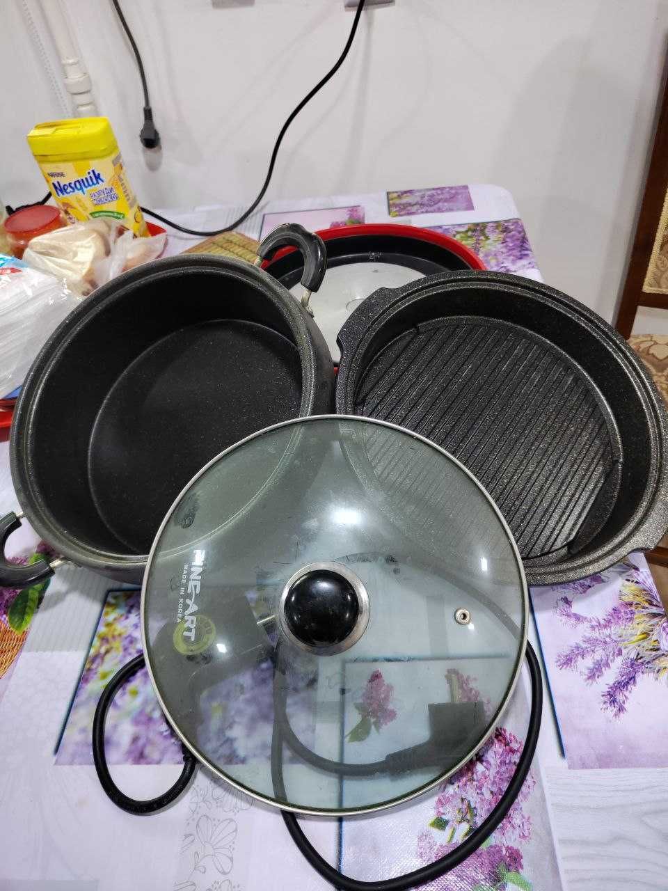 Электрическая кастрюля, сковорода БУ, производство Корея.