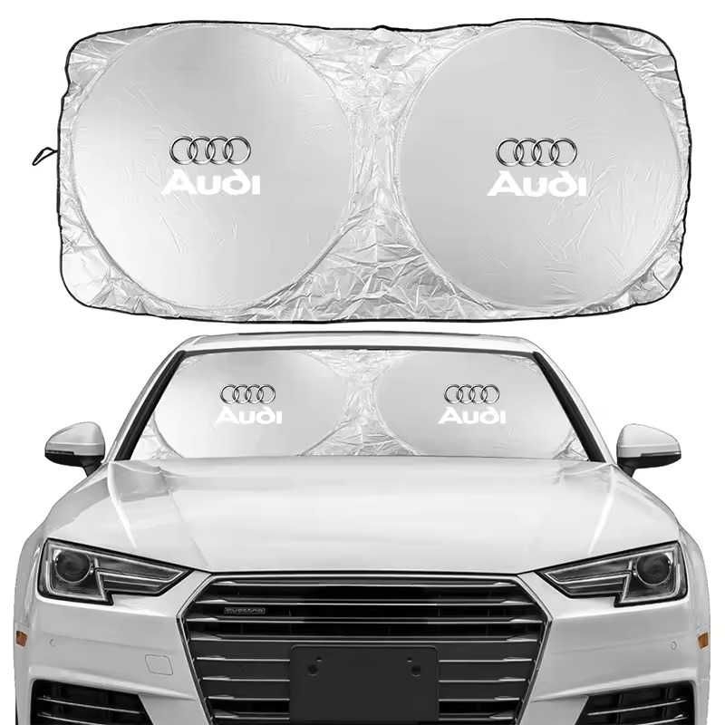 Parasolar AUTO Parbriz AUDI A3 A4 A5 A6 Q3 Q5, 140x70cm, Ultra Pliabil