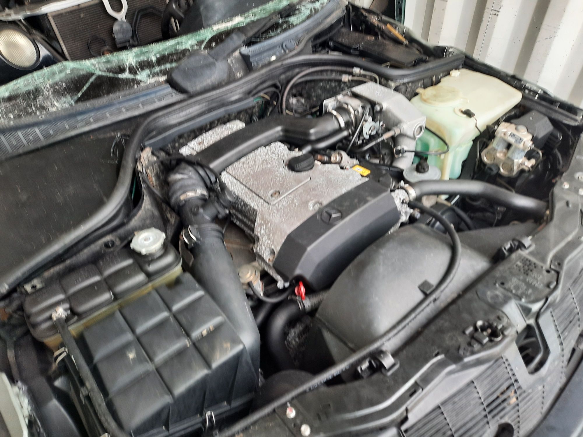 W202 C220 до рест авторазбор бу запчасть мерседес распил двигатель акп