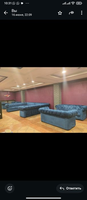кафеге арналган дивандар сатылады