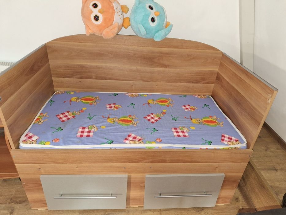 Pătuț copii cu saltea
