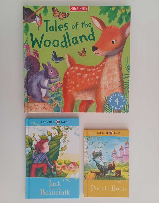 Лот: Tales of the woodland, Jack and the beanstalk, Puss in boots.