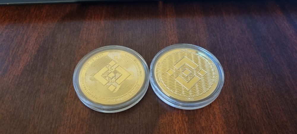 Monezi de Colectie Bitcoin, Ada, Ripple, Etherum, Binance etc