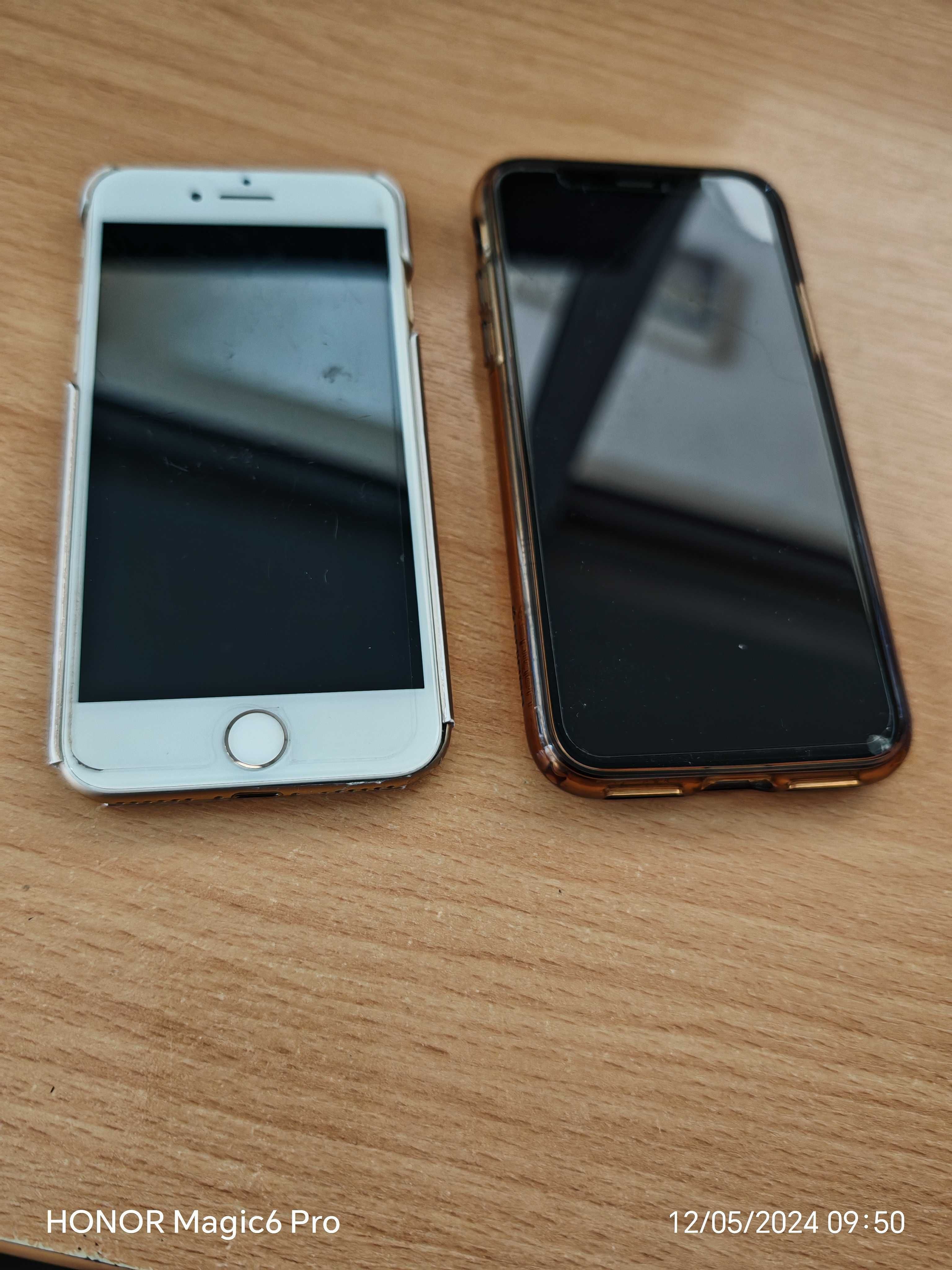 iPhone X 256 GB Silver и iPhone 7 32 GB Gold