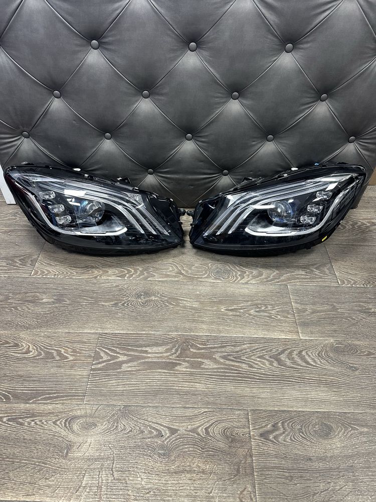 Mercedes W222 facelift фейс фар фарове ляв и десен