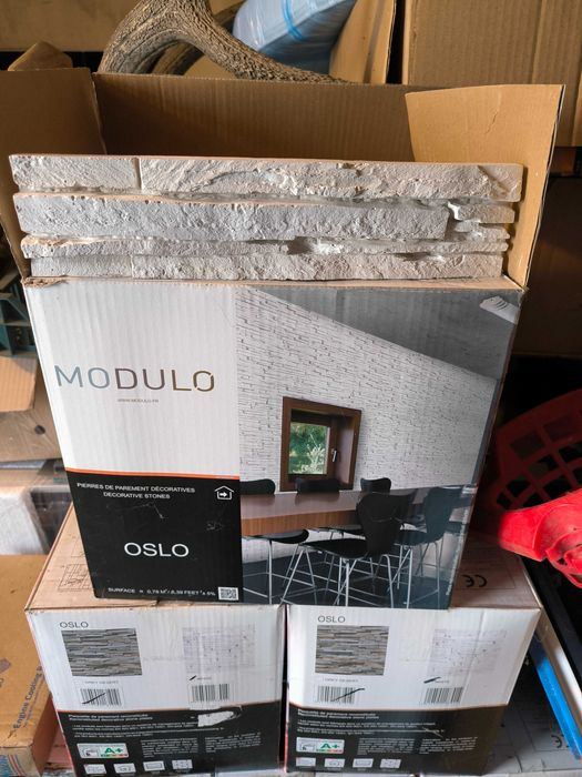 Placa decorativa MODULO OSLO alb interior