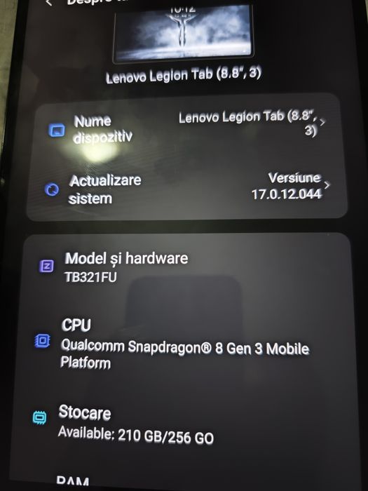 Lenovo legios  8gen 3