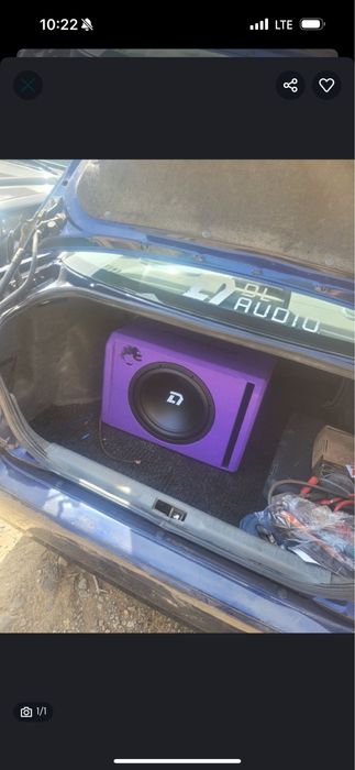 Сабвуфер в отличном состояний качает мощьно