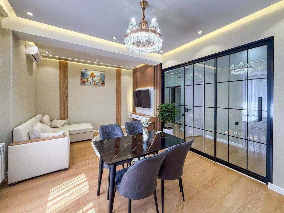 3-комнатная квартира | ЖК «Megadom» | 65м² | Евро-ремонт