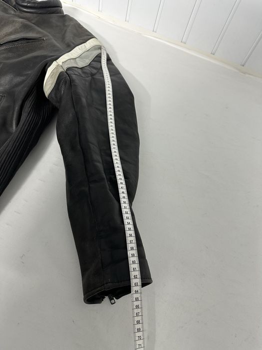 Geaca moto piele 58 XXL retro chopper