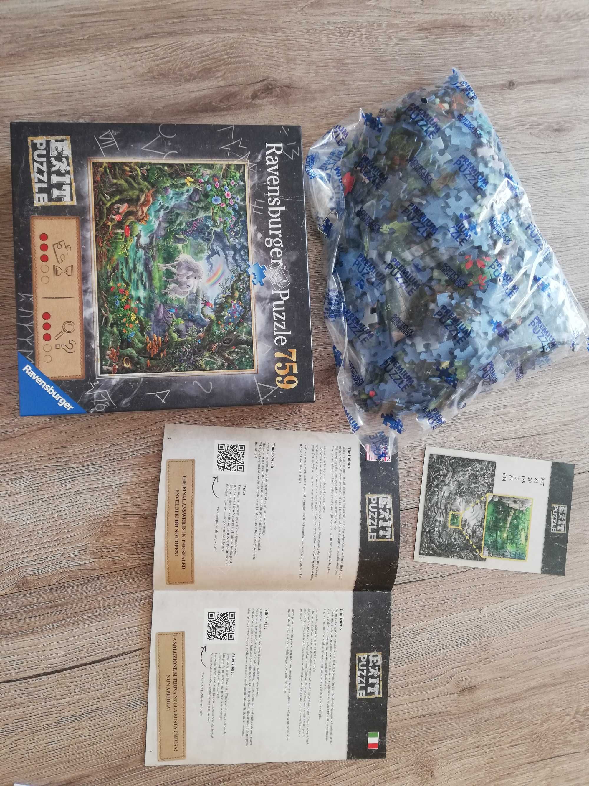 Пъзел Ravensburger - Еднорог - 759 части