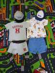 Lot tricou + pantaloni scurti 98 h&m + waikiki