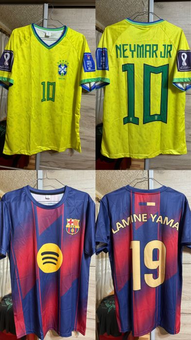 Tricouri de fotbal Real Madrid, Barcelona, PSG, Brazilia, Portugalia