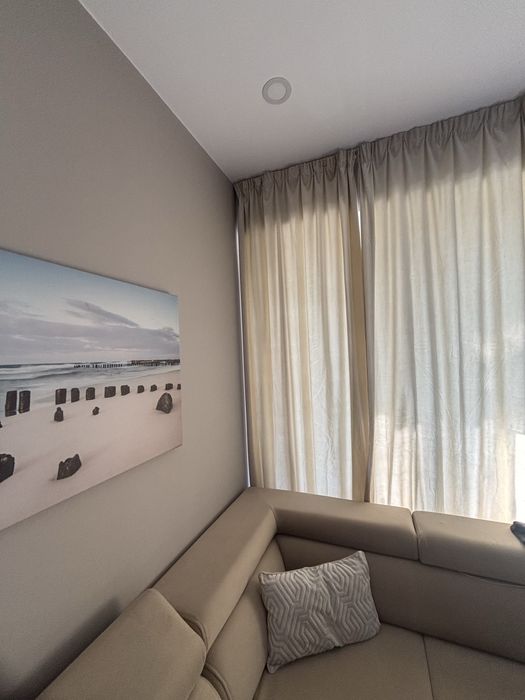 4 бр. тежки Завеси плюш  ! Цвят пясък !