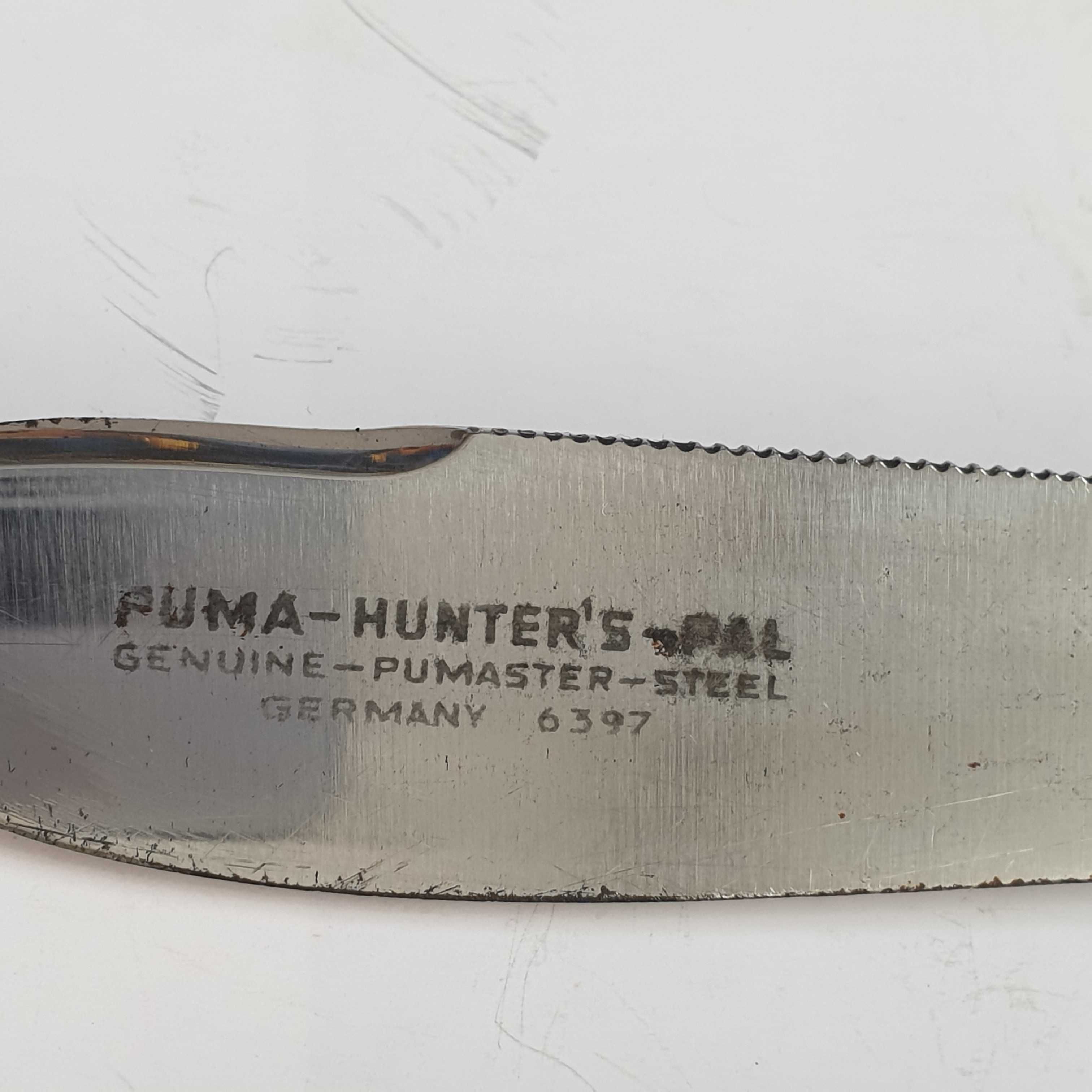 Стар нож PUMA Germany 1967година, 6397, с кожена кания
