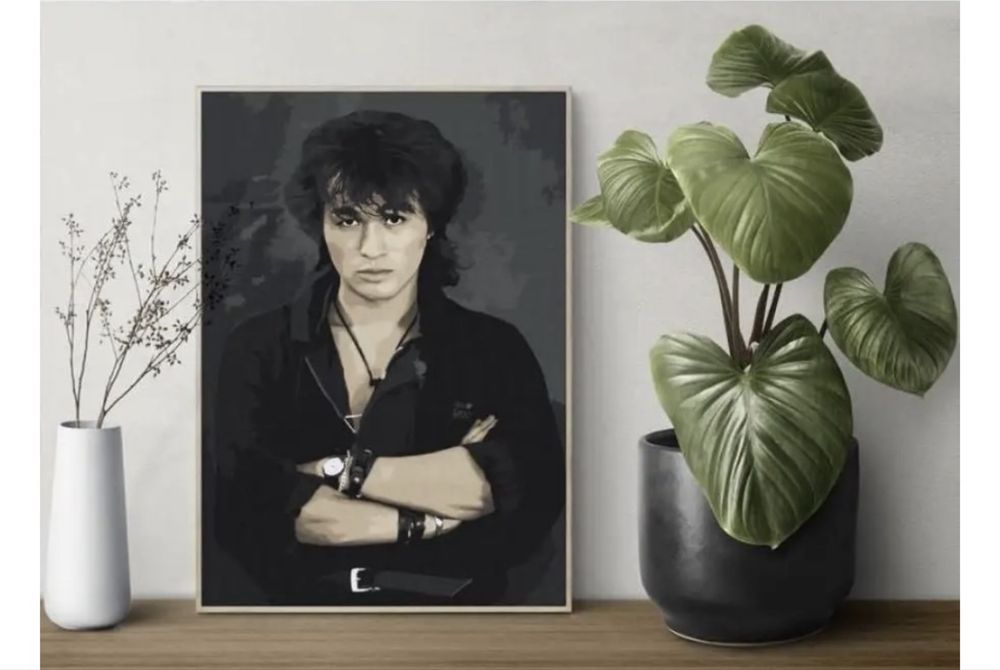 Картина по номерам В. ЦОЙ