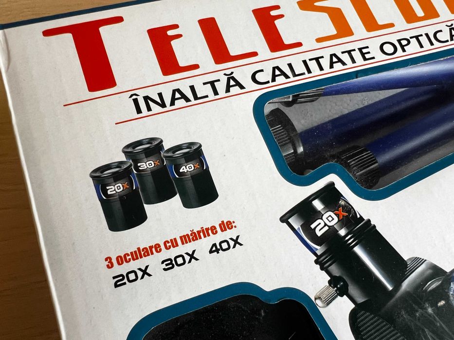 Telescop pentru copii EduScience 20x, 30x, 40x
