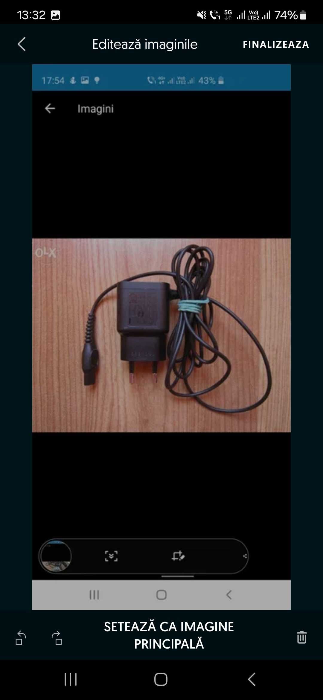 Incarcator philips barbierit tuns 15 V 5.4w sau 9w