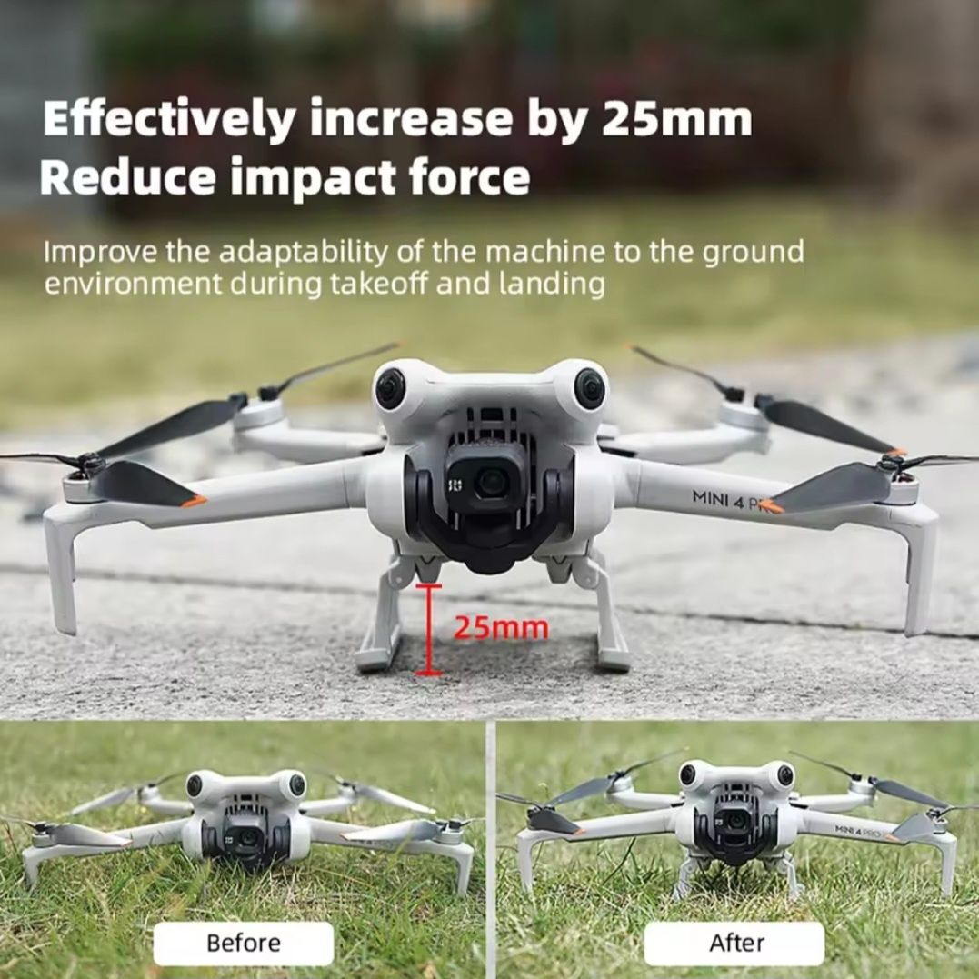 Стойка за кацане  DJI mini 4 pro , сгъваеми - за безопасно