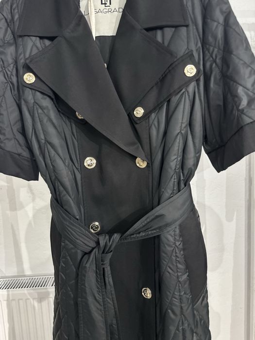 Palton Bej sau Negru