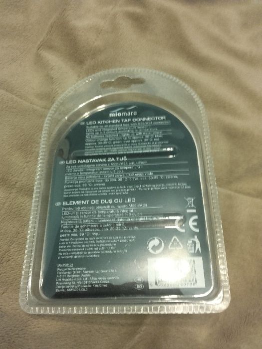 Cap cu leduri baterie chiuvetă