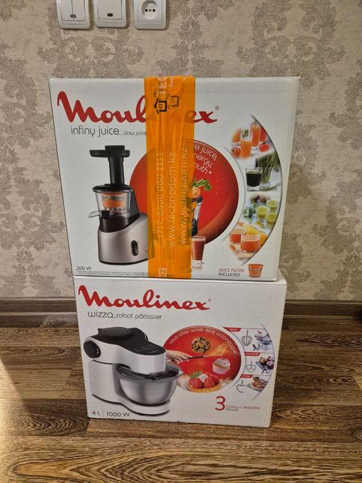 Соковыжималка и кухонная машина Moulinex