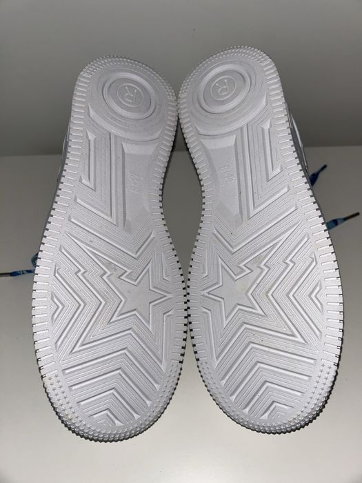 A Bathing Ape - Bape Sta Albi cu stea albastra - Marime 41