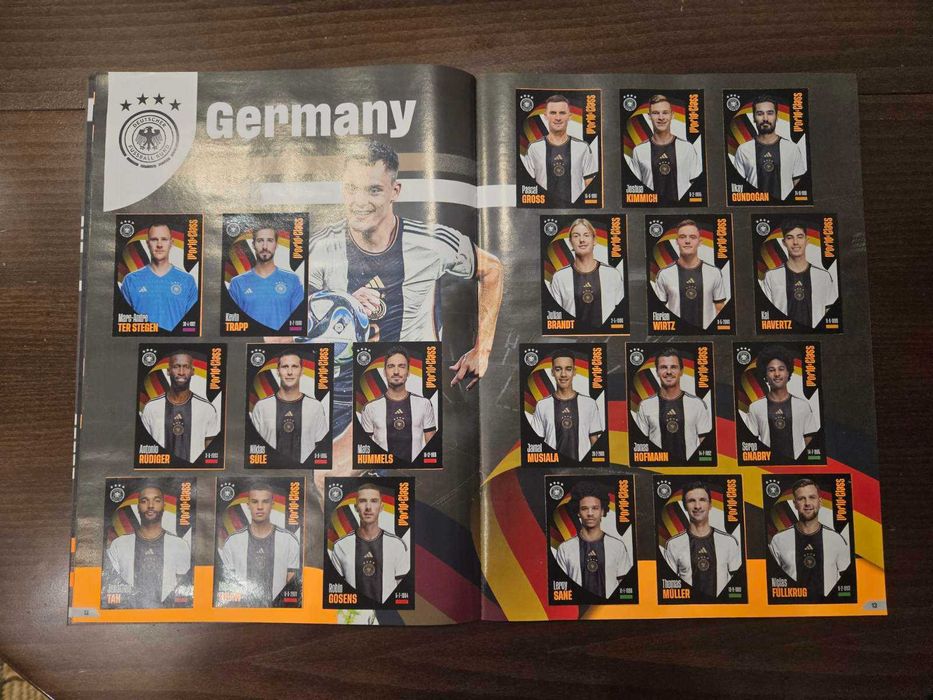 Албум за стикери World Class 2024, 100% Попълнен, Перфектно състояние!