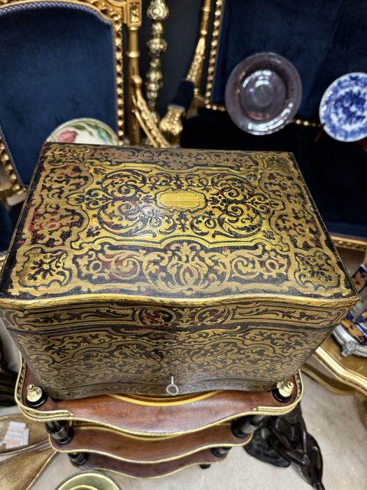 Bar Francez-sec xlx- Napoleon lll Boulle- Pahare Baccarat