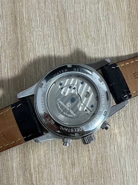 Ceas Constantin Weisz Automatic – 20 Rubine, Open Heart, Moonphase