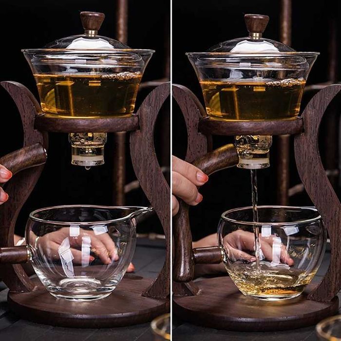 Чайник (Гайвань) с автоматическим проливом для Gonfu Cha (Гонфу Ча)