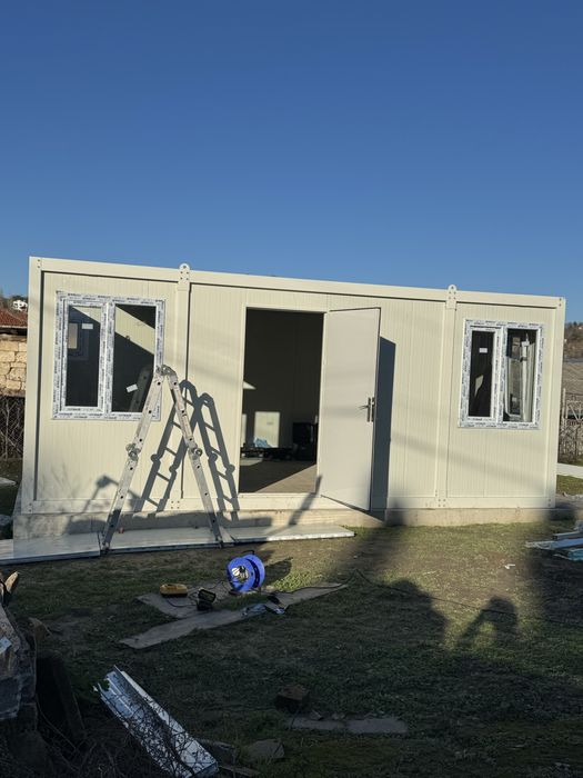 Модулен сглобяем контейнер за живеене Бунгало Павилион Фургон Налични