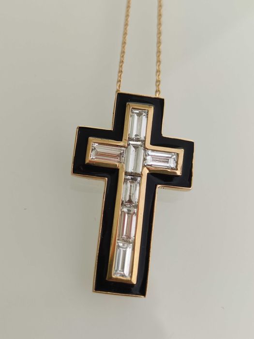 Colier aur 18k cu diamante 1.76ct lab grown