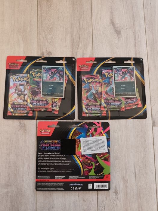 Pokémon TCG: Mega Evolution - Phantasmal Flames - 3-Pack Blister