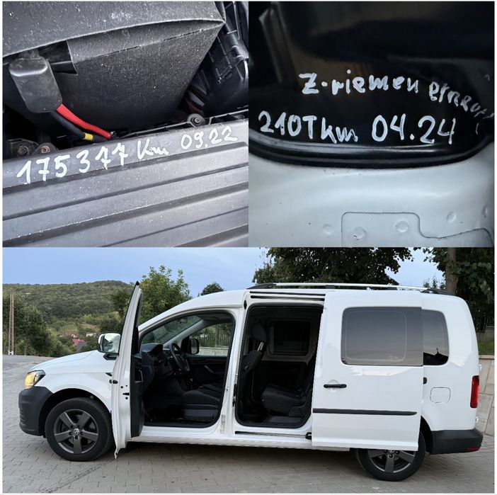 VW Caddy Maxi 7 locuri 2.0 TDi 2017 euro 6
