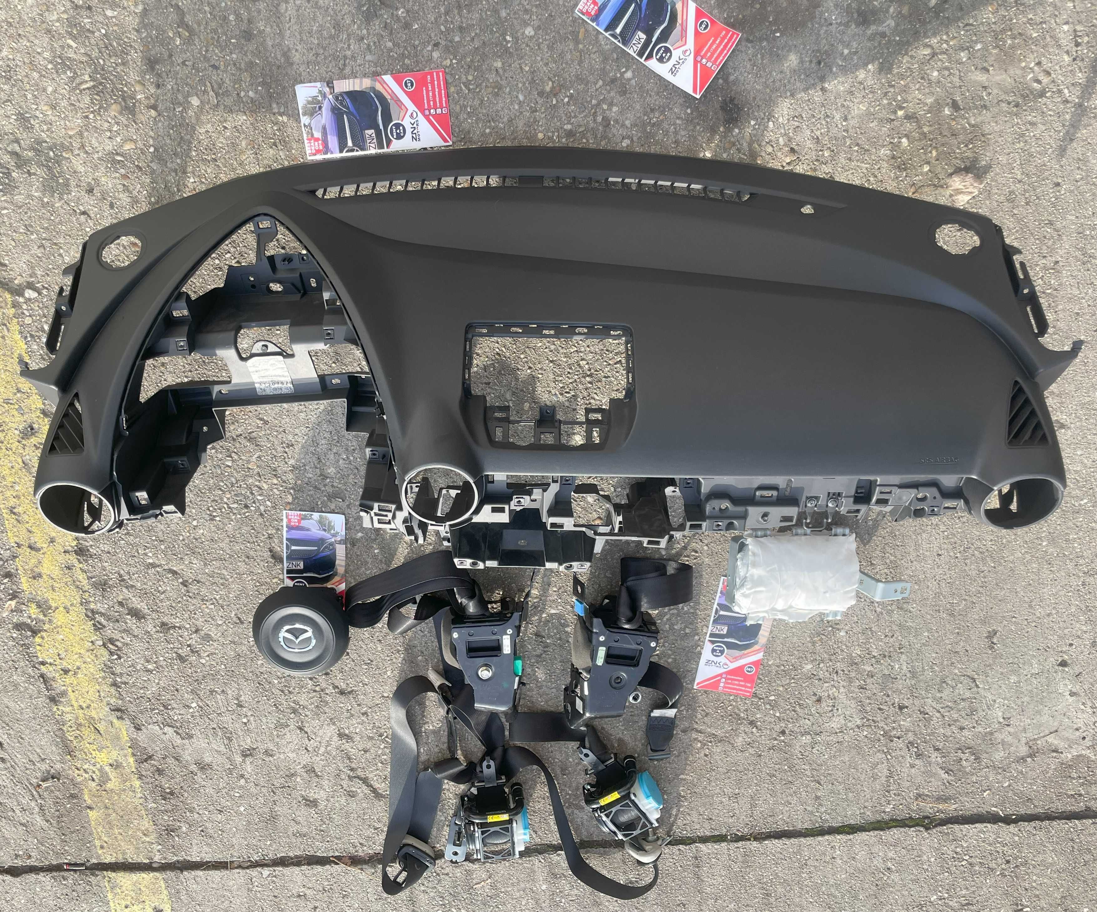 MAZDA CX 3 - kit airbag volan pasager - plansa de bord - set centuri
