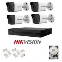 Sistem camere de supraveghere video IP Hikvision 4 megapixel