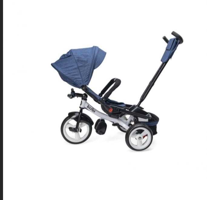 Tricicleta KUBI, 5 in 1,scaun rotativ , albastru, Cod 5099-i03100