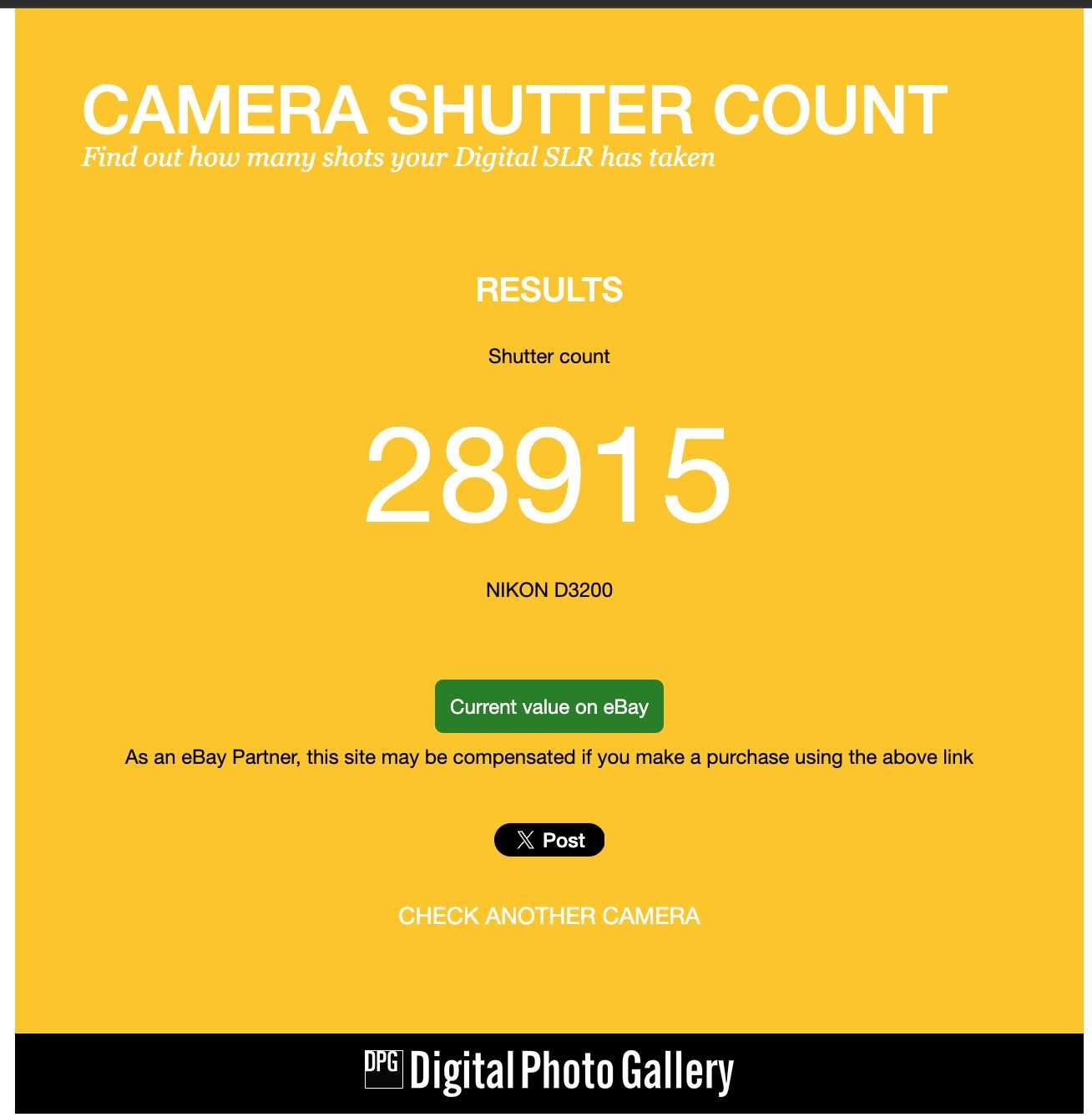 Фотоапарат Nikon D3200 - тяло