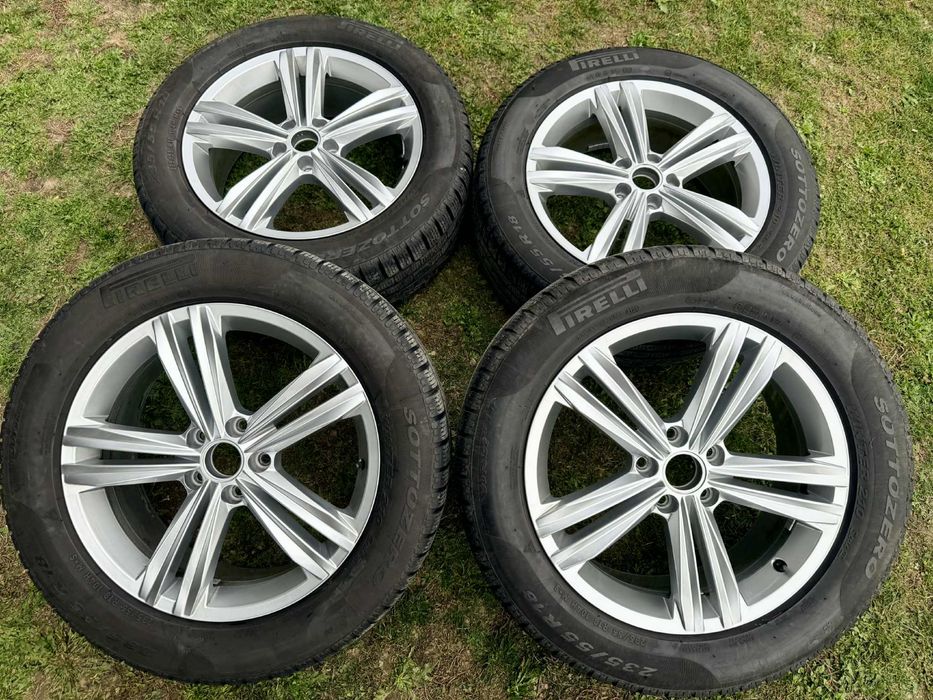 Jante originale VW Tiguan R18 5x112 + anv 235/55R18 iarna