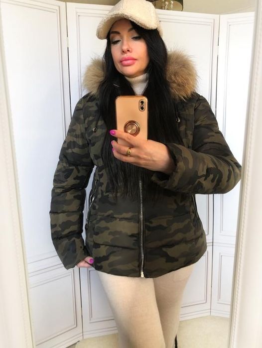 Geaca,Jacheta Originala Philipp Plein femei sau unisex!Blana Raton