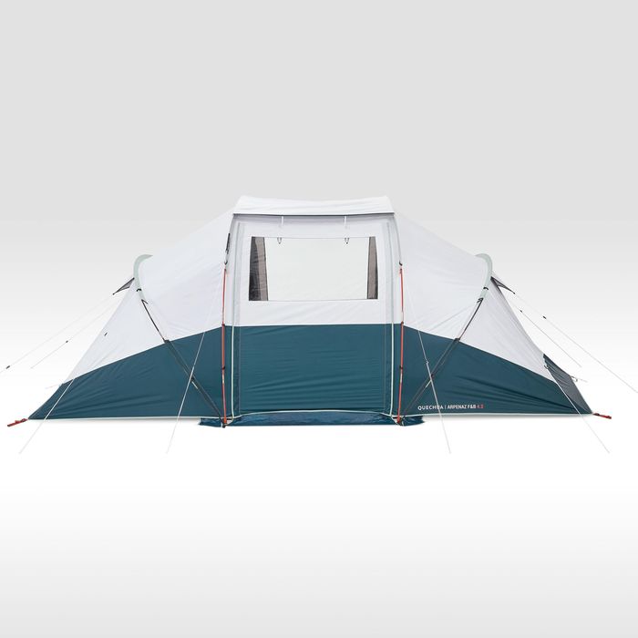 Cort camping 4 Persoane, 2 Camere, - produs resigilat Decathlon