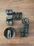Set butoane crom geamuri suspensie bloc lumini perdeluta passat b6 cc