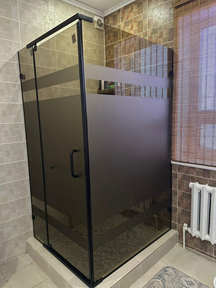 Душевая кабина душевая перегородка душ кабина зеркало сподсветкой лофт