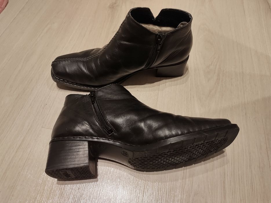 Ghete/ Cizme Rieker piele naturala nr 39