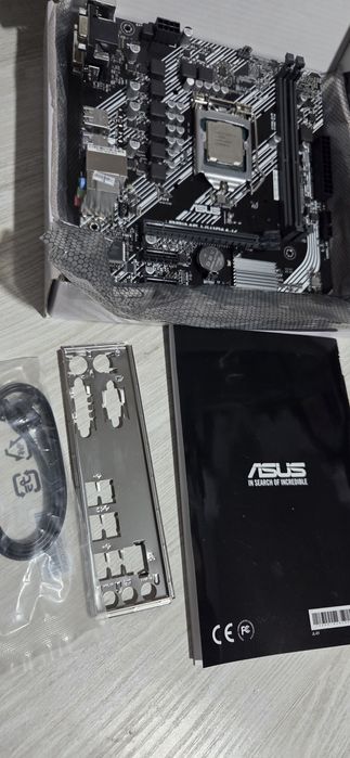 Asus prime H410 +i3 10100 DDR4 месяц гарантия, Материнка новая