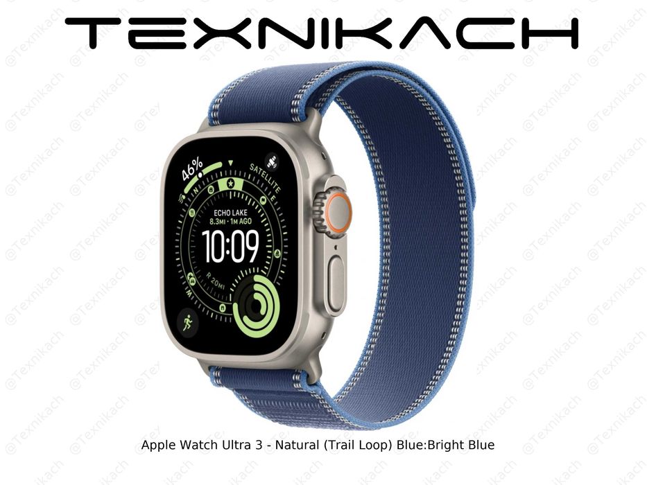 Новый • Apple Watch Ultra 3 - Black (Trail Loop)  • Доставка