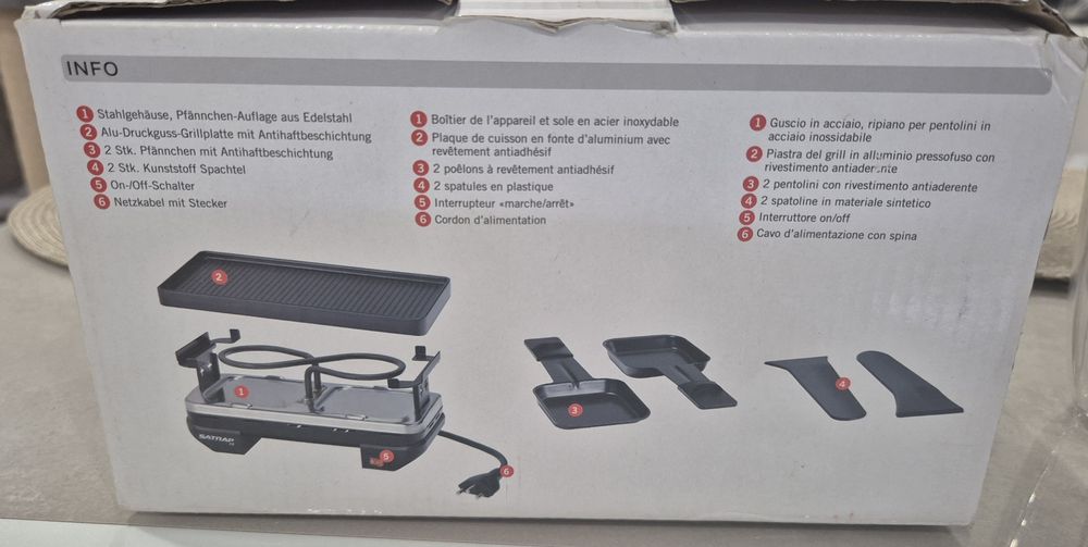 Раклет грил SATRAP