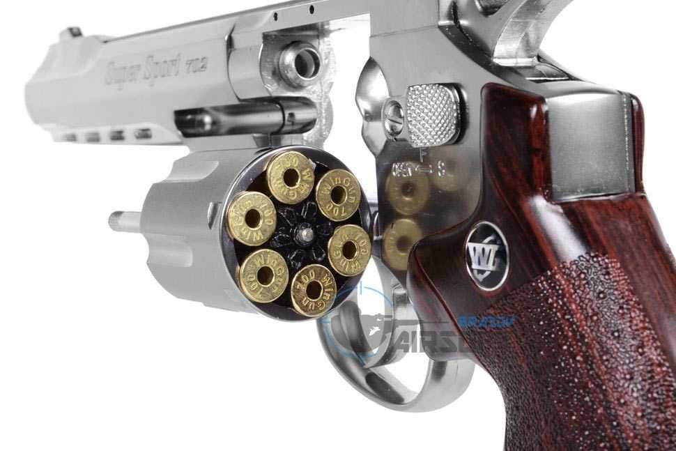 Revolver Sport 701 Silver 4 inch Win Gun