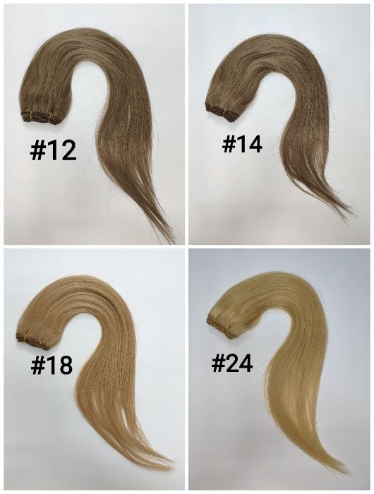 Естествена коса (екстеншън) на треса за удължаване и сгъстяване